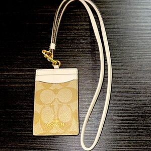 I am selling a coach lanyard ins signature canvas.